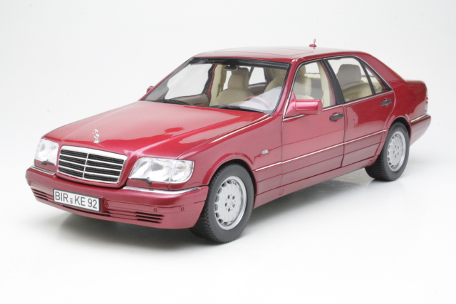 Mercedes S500 1997, punainen - Sulje napsauttamalla kuva