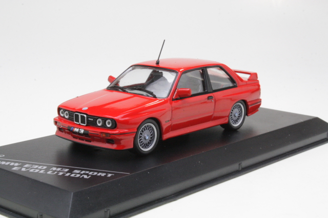 BMW M3 (e30) Sport Evolution 1989, punainen - Sulje napsauttamalla kuva