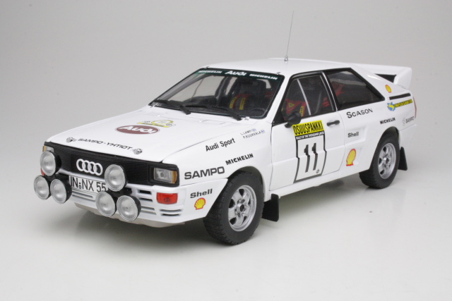 Audi Quattro A2, 7.th 1000 Lakes 1983, L.Lampi, no.11 - Sulje napsauttamalla kuva