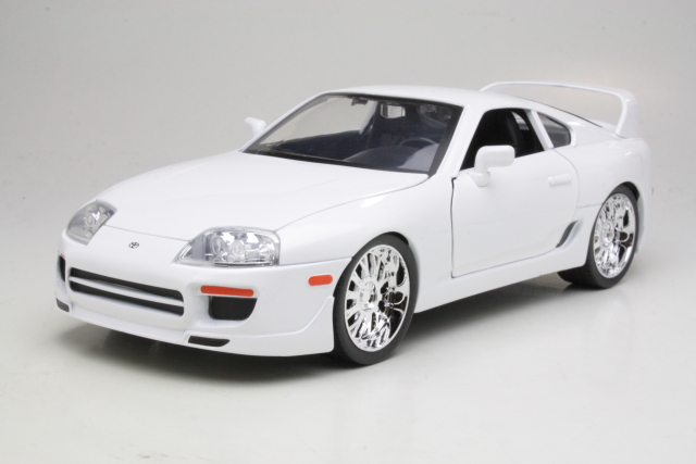 Toyota Supra Mk4 (A80) 1995, valkoinen "Fast and Furious" - Sulje napsauttamalla kuva