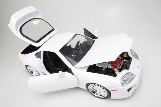 Toyota Supra Mk4 (A80) 1995, white "Fast and Furious"