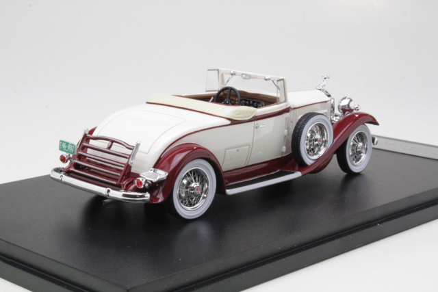 Packard 902 Standard Eight Convertible 1932, beige/punainen - Sulje napsauttamalla kuva