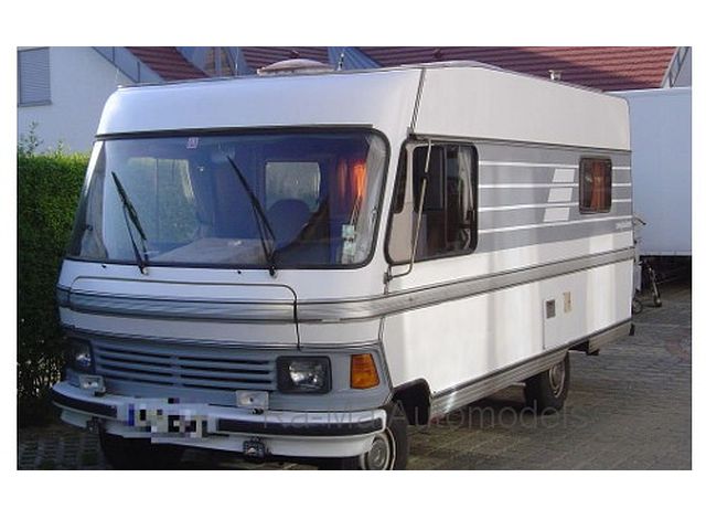 Hymer Mobil Type 650 1985, valkoinen/harmaa "Asuntoauto"