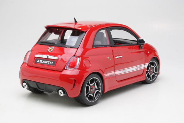 Fiat 500 Abarth, red