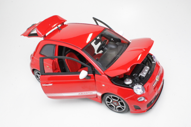 Fiat 500 Abarth, red