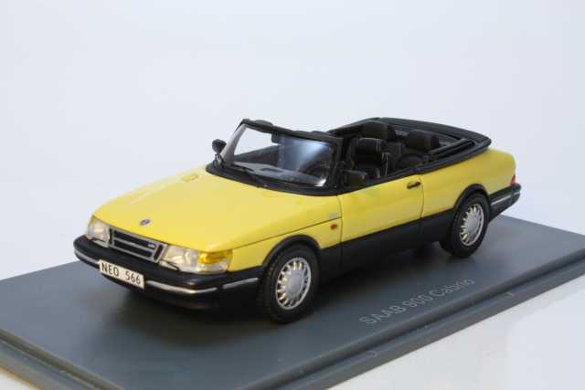 Saab 900 Cabriolet 1987, keltainen