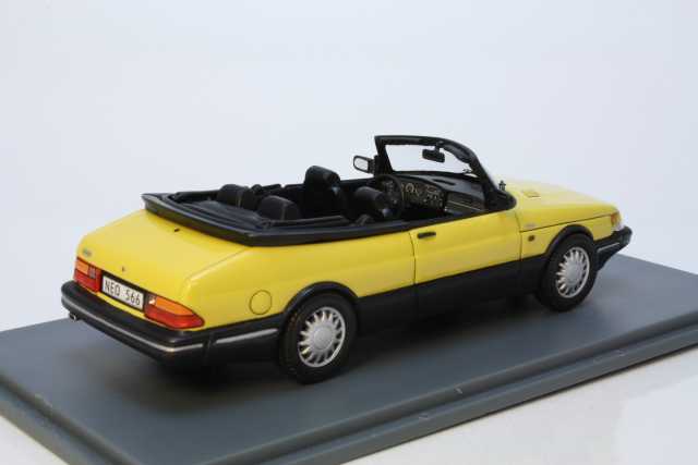 Saab 900 Cabriolet 1987, keltainen
