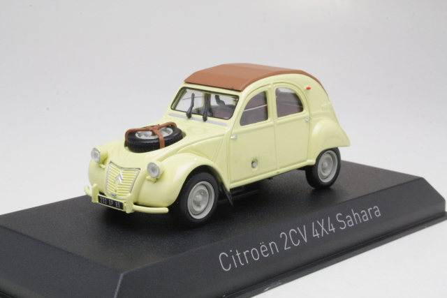 Citroen 2CV 4x4 Sahara 1961, keltainen - Sulje napsauttamalla kuva