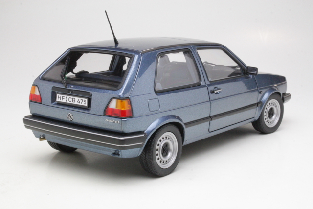 VW Golf 2 CL 1989, sininen - Sulje napsauttamalla kuva