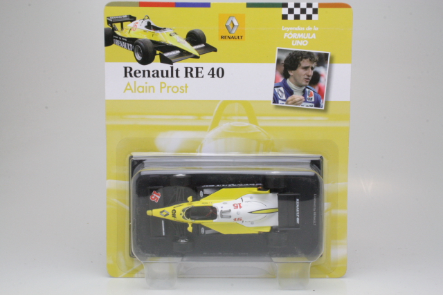 Renault RE40, F1 1983, A.Prost, no.15 - Sulje napsauttamalla kuva
