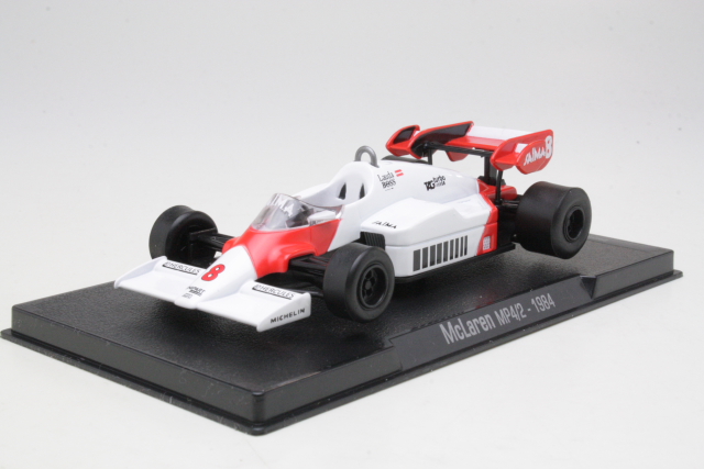 McLaren TAG MP4/2, F1 World Champion 1984, N.Lauda, no.8