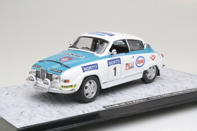 Saab 96 V4, Finland 1973, S.Lampinen, no.1 - Sulje napsauttamalla kuva