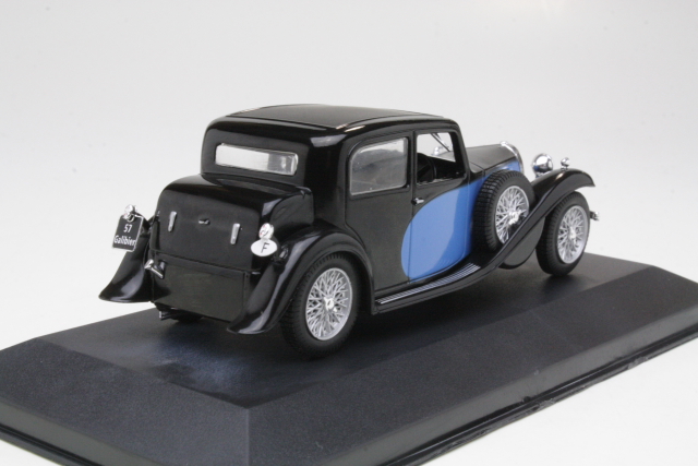 Bugatti 57 Galibier 1934, sininen/musta - Sulje napsauttamalla kuva