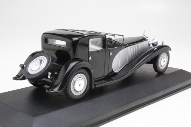 Bugatti Type 41 Royale 1928, musta/hopea - Sulje napsauttamalla kuva