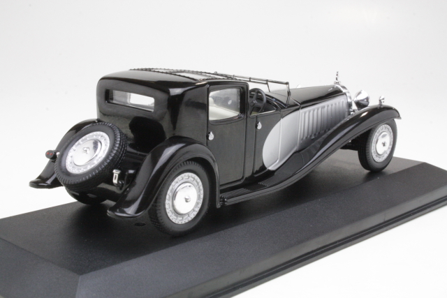 Bugatti Type 41 Royale 1928, musta/hopea