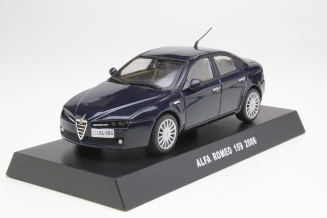 Alfa Romeo 159 2006, tummansininen "Carabinieri" - Sulje napsauttamalla kuva