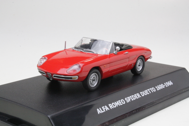 Alfa Romeo Spider Duetto 1600 1966, punainen - Sulje napsauttamalla kuva