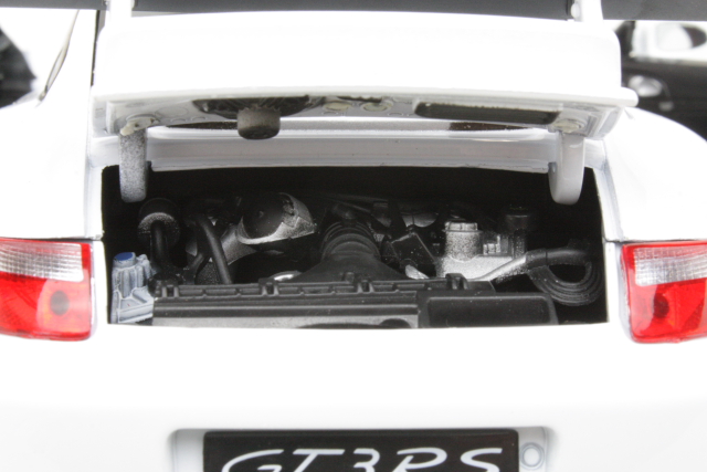 Porsche 911 (997) GT3 RS, valkoinen - Sulje napsauttamalla kuva