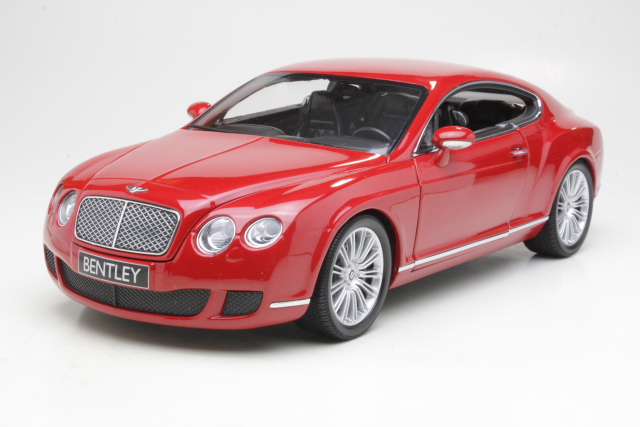 Bentley Continental GT 2008, punainen - Sulje napsauttamalla kuva