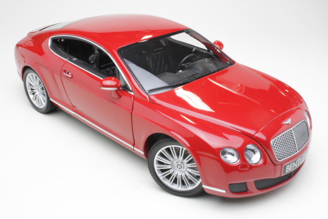 Bentley Continental GT 2008, punainen - Sulje napsauttamalla kuva