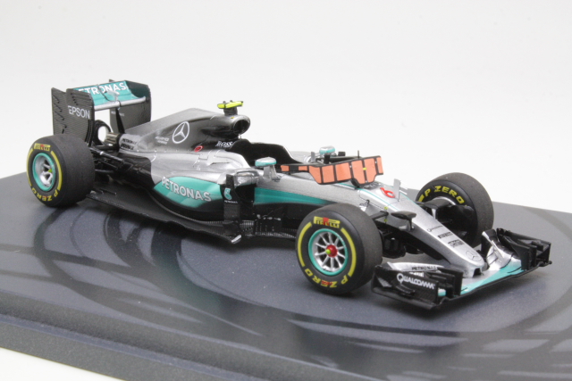 Mercedes AMG W07 Hybrid, 2nd. AbuDhabi 2016, N.Rosberg, no.6 - Sulje napsauttamalla kuva