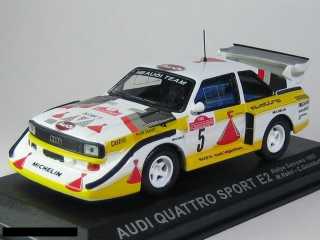 Audi Quattro Sport E2, San Remo 1985, W.Rohrl, no.5 - Sulje napsauttamalla kuva