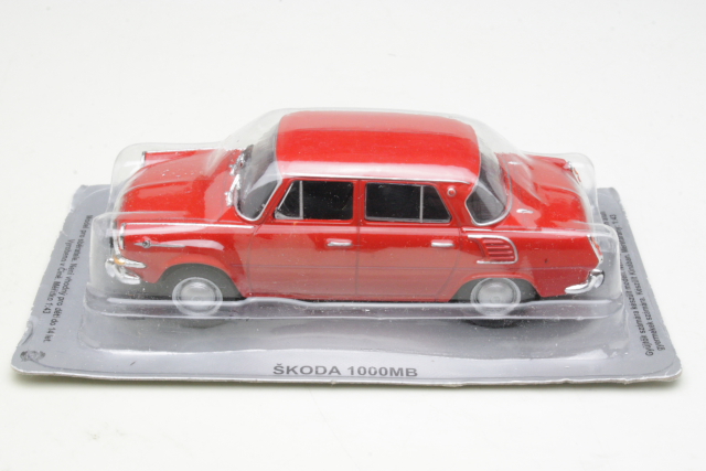 Skoda 1000 MB 1964, punainen - Sulje napsauttamalla kuva