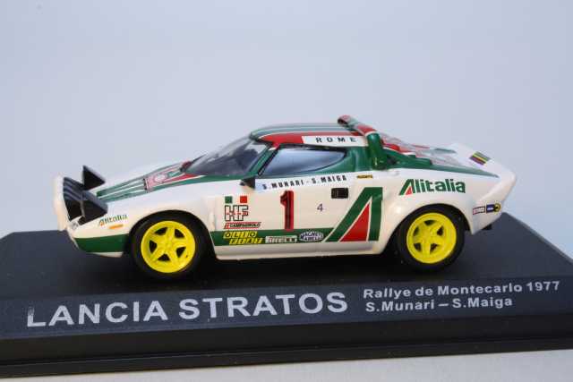 Lancia Stratos, Monte Carlo 1977, S.Munari, no.1 - Sulje napsauttamalla kuva