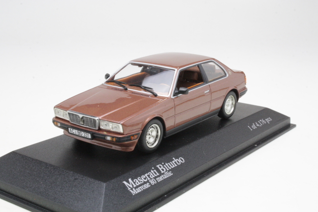 Maserati Biturbo 1982, kupari - Sulje napsauttamalla kuva