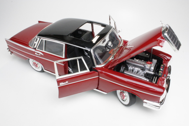 Mercedes 300SE 1961, punainen/musta