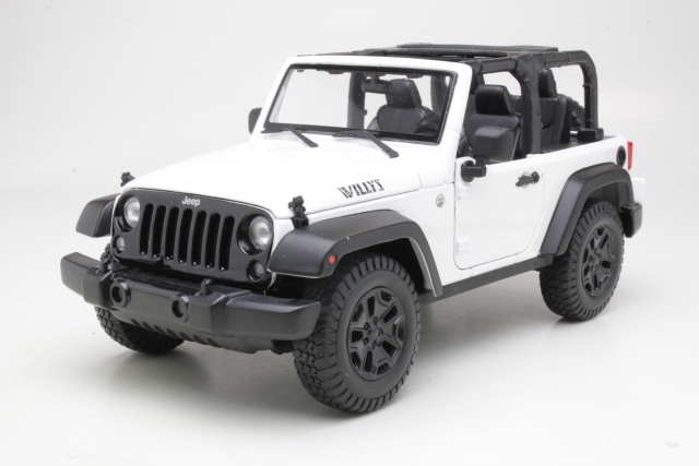 Jeep Wrangler Topless 2014, valkoinen - Sulje napsauttamalla kuva