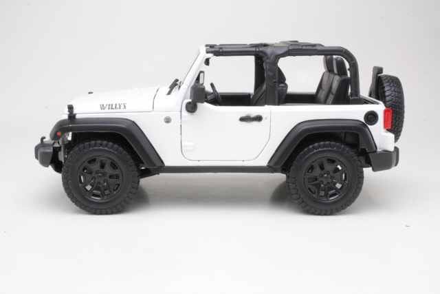 Jeep Wrangler Topless 2014, valkoinen - Sulje napsauttamalla kuva