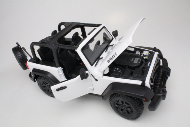 Jeep Wrangler Topless 2014, white