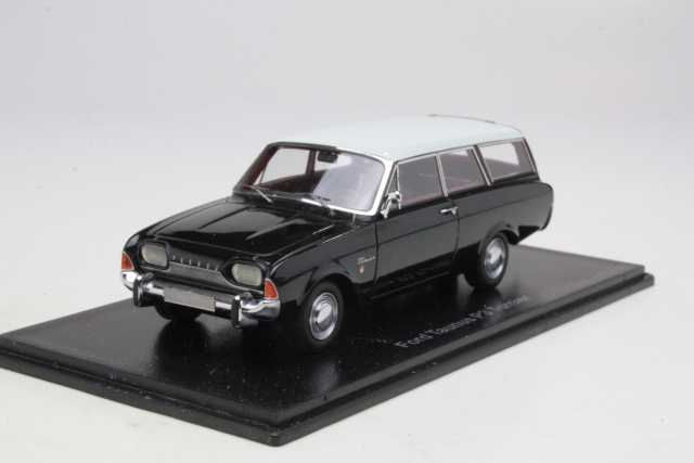 Ford Taunus 17M P3 Turnier 1960, musta/valkoinen