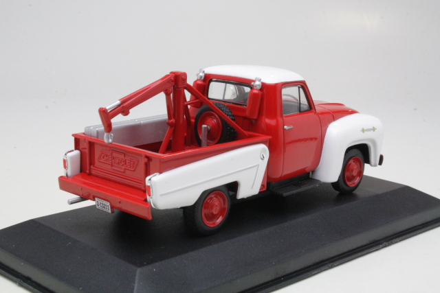 Chevrolet 3100 Tow Truck 1956, punainen/valkoinen - Sulje napsauttamalla kuva