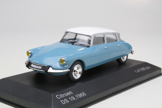 Citroen DS19 1966, sininen/valkoinen - Sulje napsauttamalla kuva