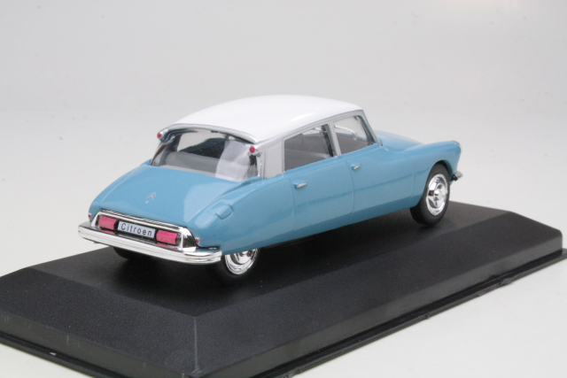 Citroen DS19 1966, sininen/valkoinen - Sulje napsauttamalla kuva