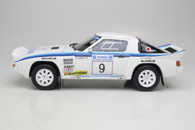 Mazda RX-7 Gr.B, Acropolis 1985, I.Carlsson, no.9 - Sulje napsauttamalla kuva