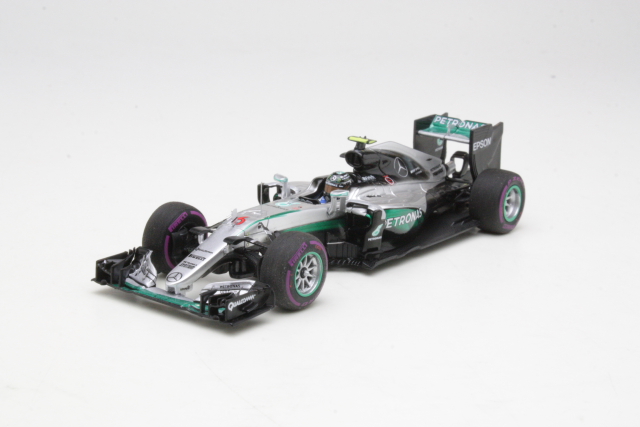 Mercedes AMG W07, Monaco GP 2016, N.Rosberg, no.6