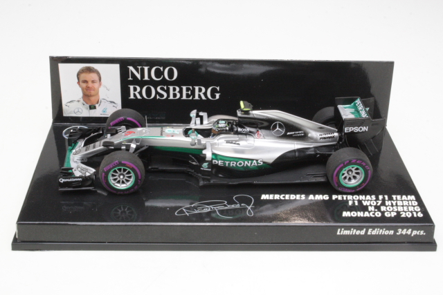 Mercedes-AMG W07 Hybrid, Monaco GP 2016, N.Rosberg, no.6 - Click Image to Close