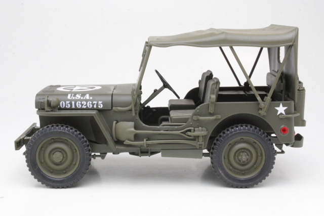 Willys Jeep U.S. Army "closed", mattavihreä - Sulje napsauttamalla kuva