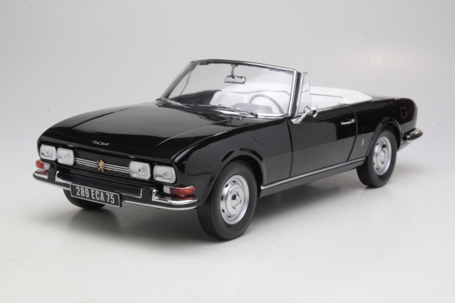 Peugeot 504 Cabriolet 1971, musta