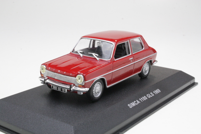 Simca 1100 GLS 1969, red - Click Image to Close