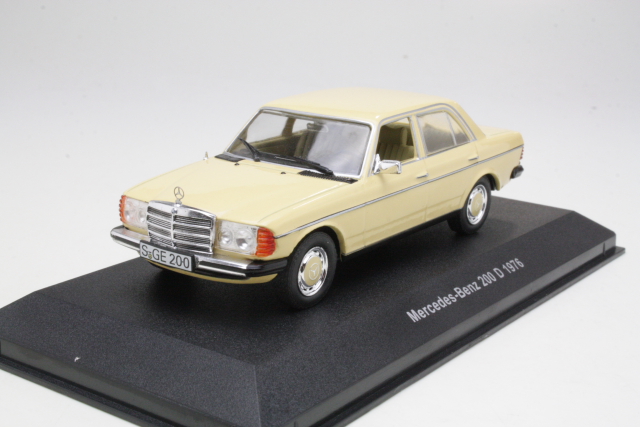Mercedes 200D (w123) 1976, yellow