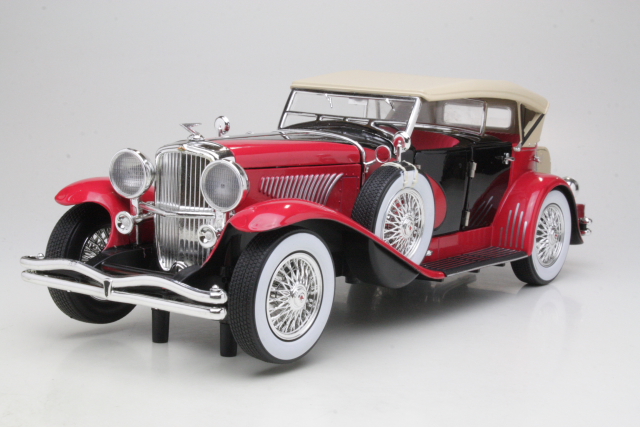 Duesenberg II SJ Cabriolet Closed 1934, red