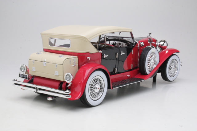Duesenberg II SJ Cabriolet Closed 1934, red