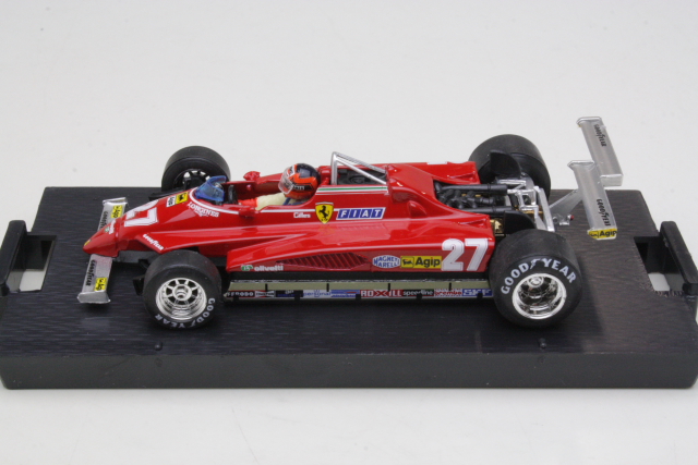 Ferrari 126 C2, 3rd USA GP 1982, G.Villeneuve, no.27
