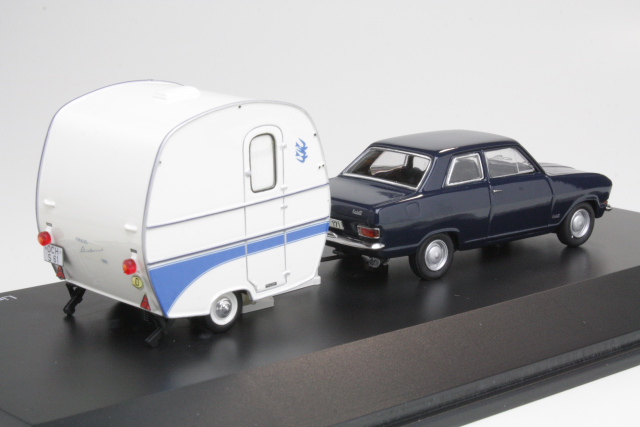 Opel Kadett B with Knaus Schwalbennest camping-trailer - Click Image to Close