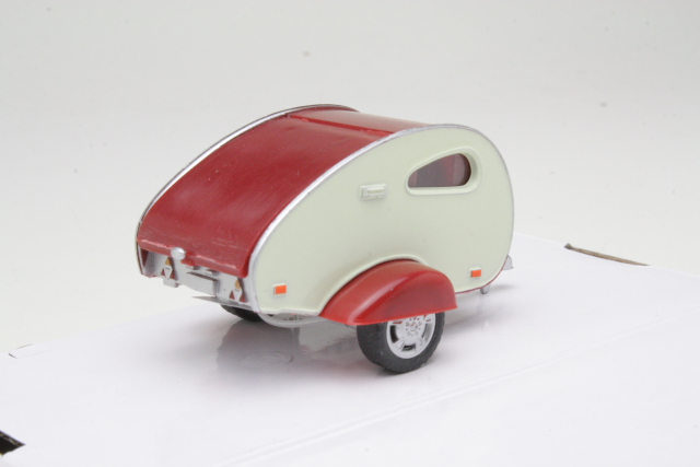 Caravan, white/red