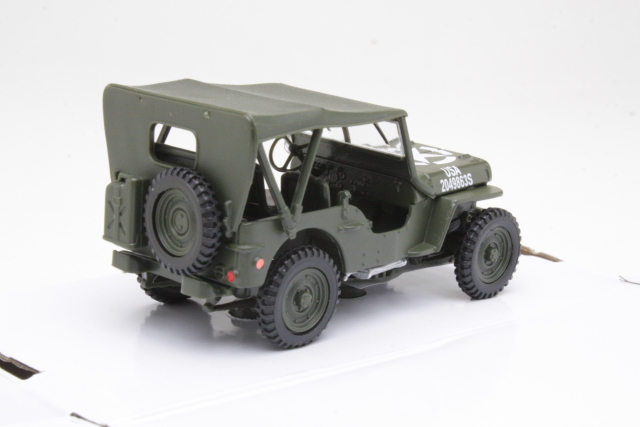 Jeep Willys 4X4 W Soft Top, mattavihreä